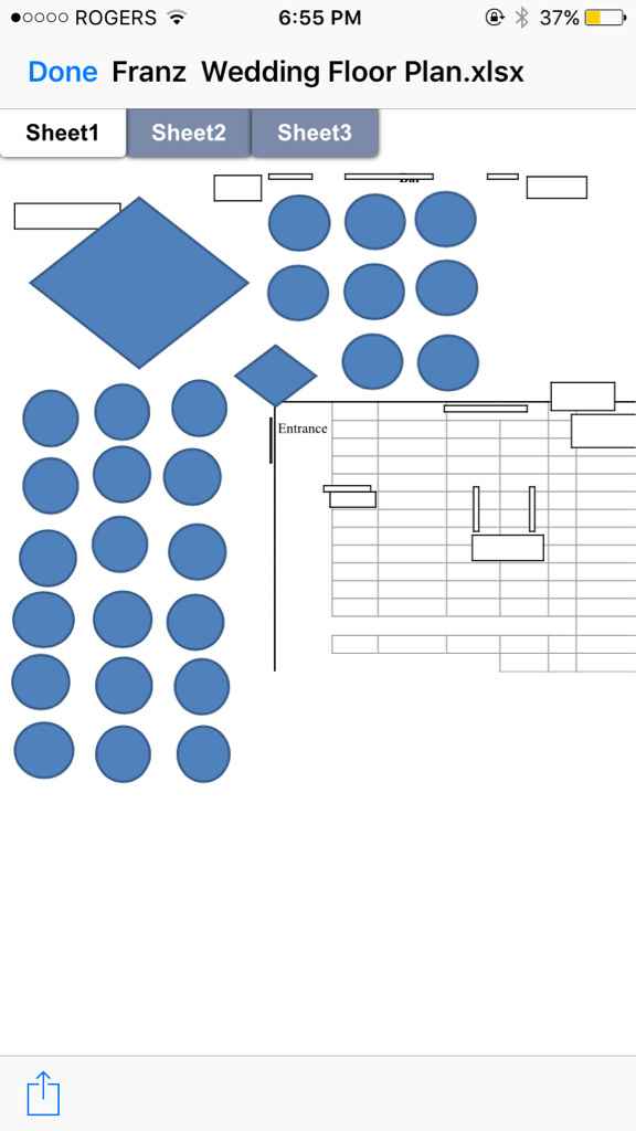L shaped venue layout - 1