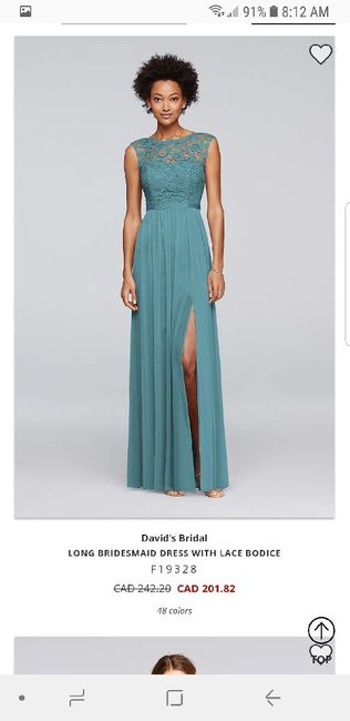 Bridesmaid dress colour 2