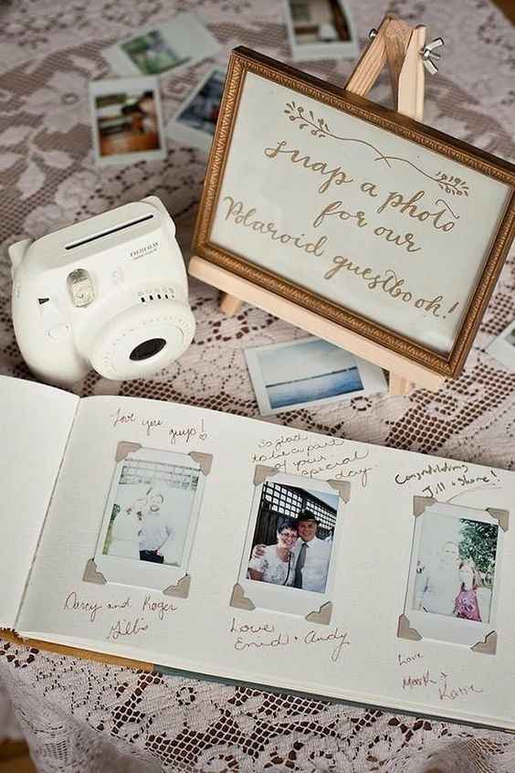 guestbook polaroid idea