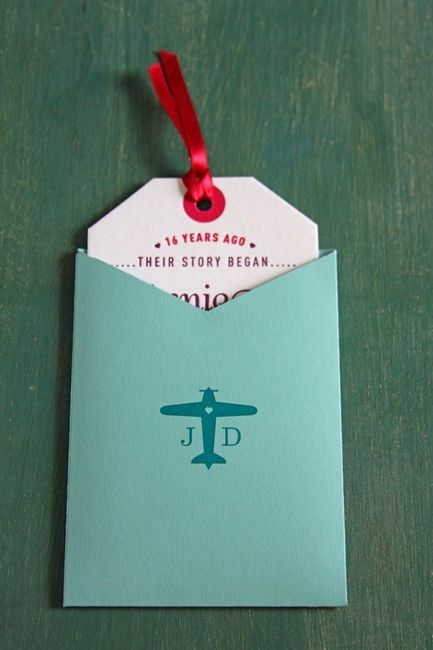 Travel Themed Save the Date