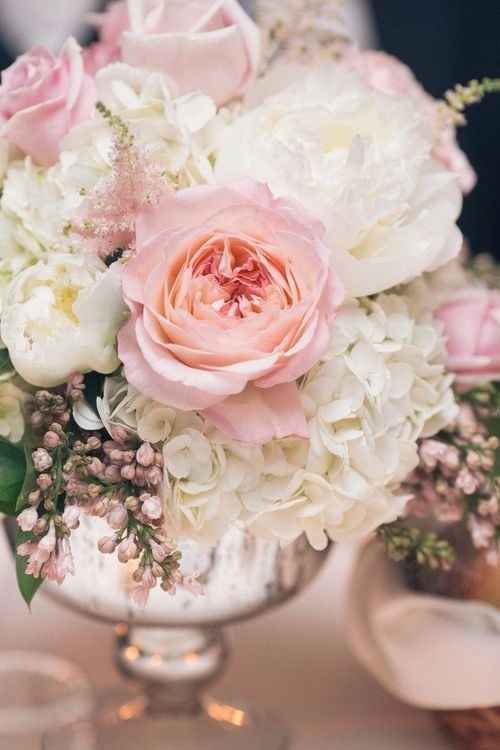 Blush Silver Vase