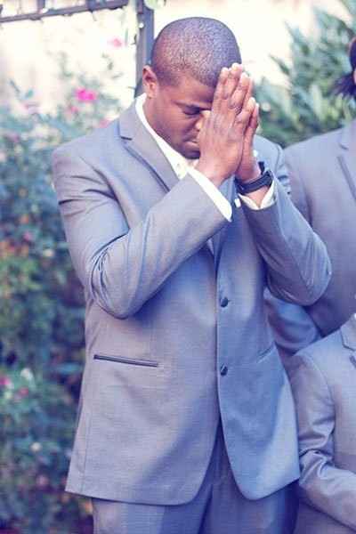 What reaction do you expect from your groom when he sees you?