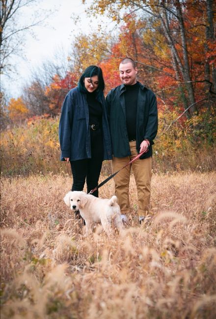 Engagement photoshoot with our puppy❤️ 2