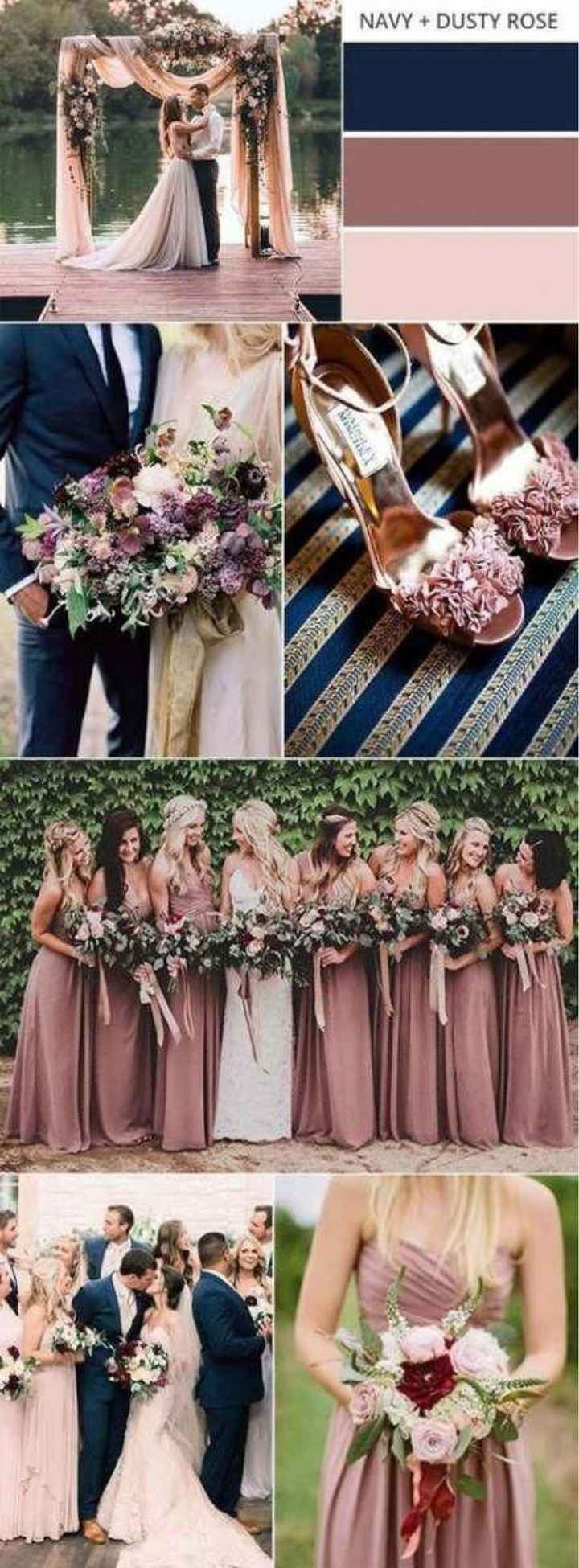 How many colours in your wedding colour palette? - 1
