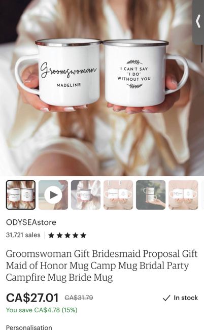 Bridal party - Groomswoman? How should we ask? - 1