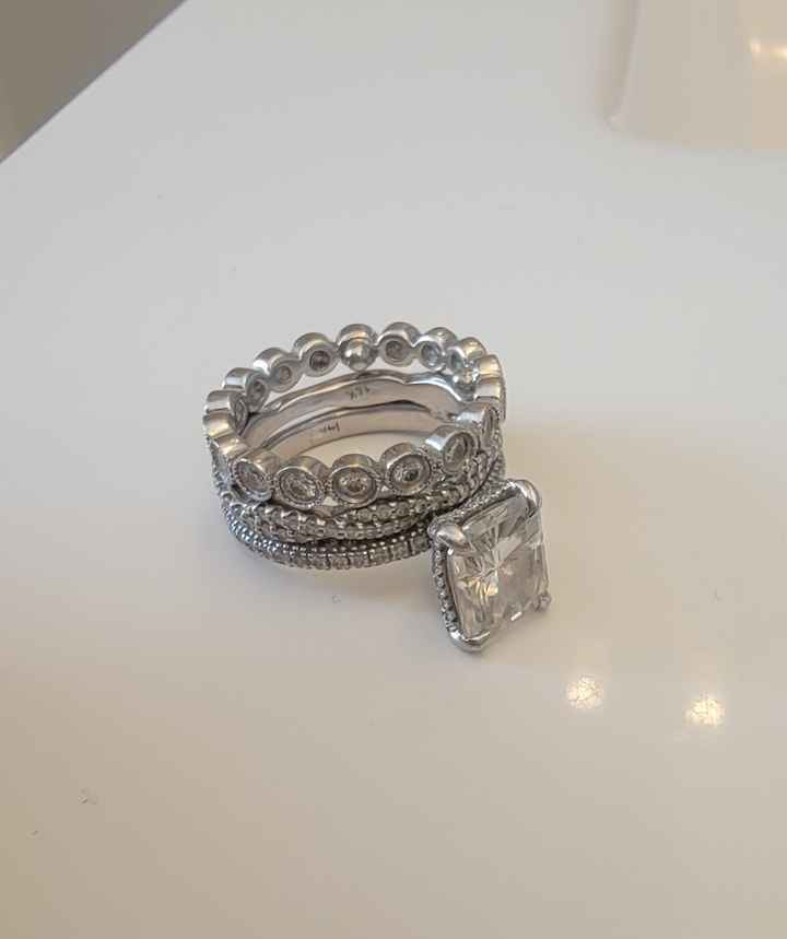 Post your moissanite engagement rings! - 1