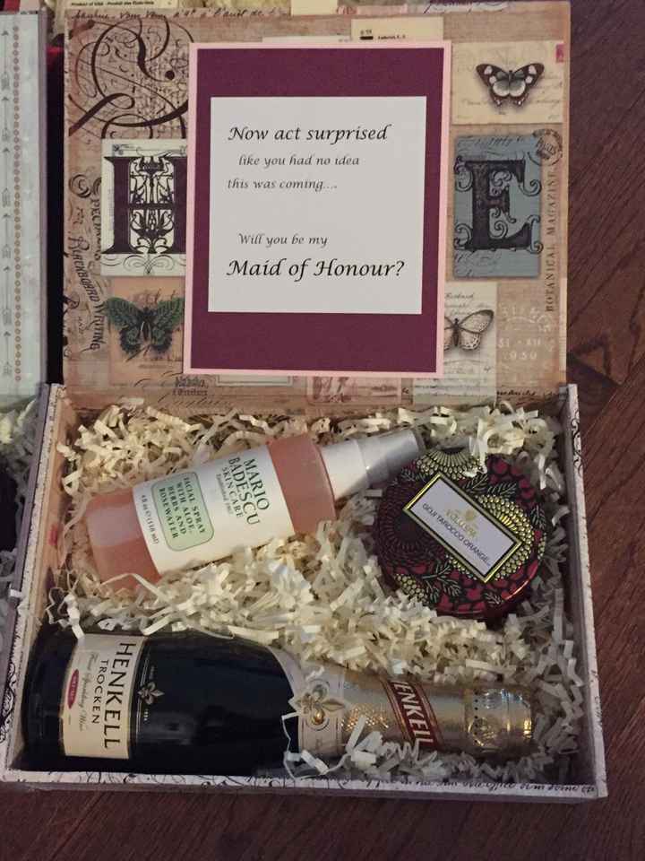 moh & Bridesmaid proposal - 2