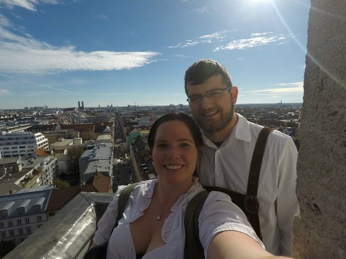 AJ and I in Germany!