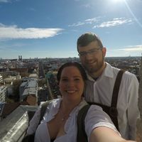 AJ and I in Germany!