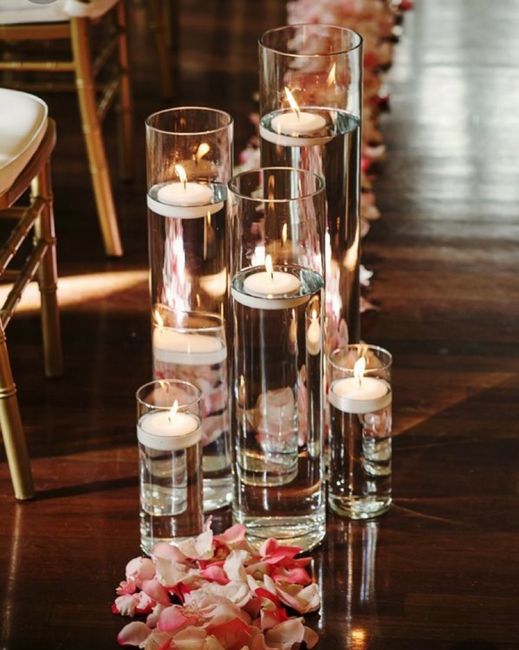 Candle centrepieces 2