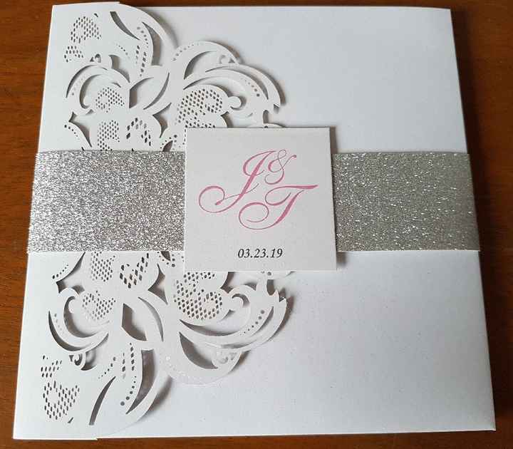 Our Original Wedding Invitations arrived!!! - 1