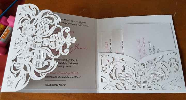 Our Original Wedding Invitations arrived!!! - 2