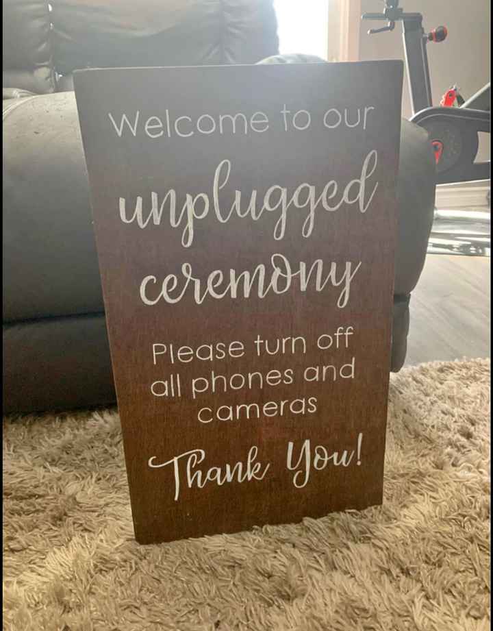 Unplugged Ceremony- yay or nay? - 1