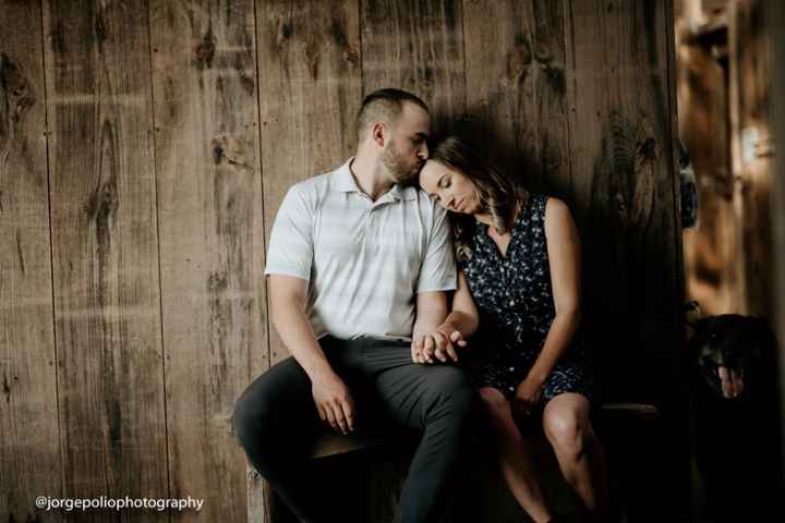 Engagement Shoot with a Dog - 2