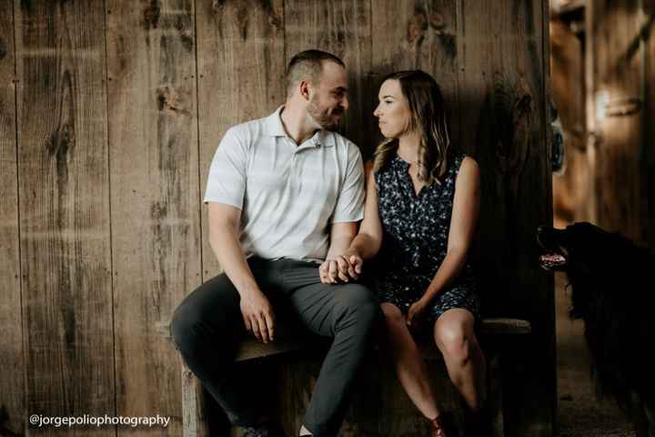 Engagement Shoot with a Dog - 3