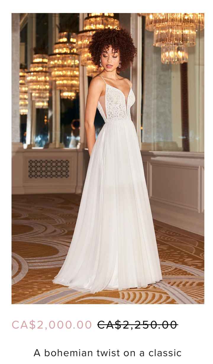 Anyone looking for a deal on a new wedding gown? - 1