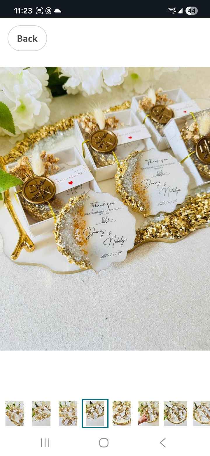 What's everyone doing for wedding favours? - 1
