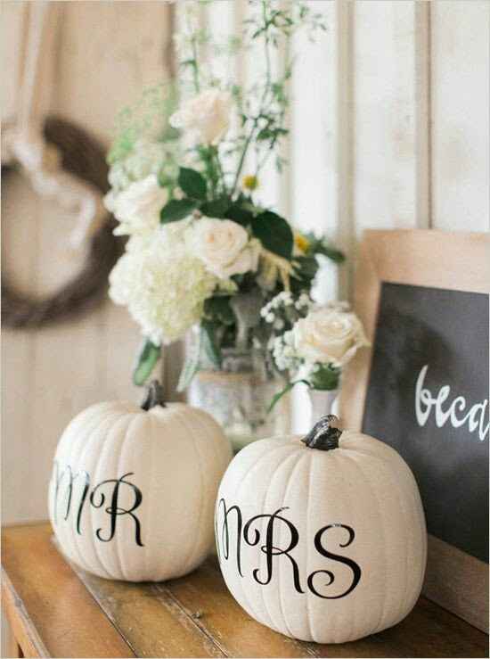 Fall wedding style - colours and textures - 2