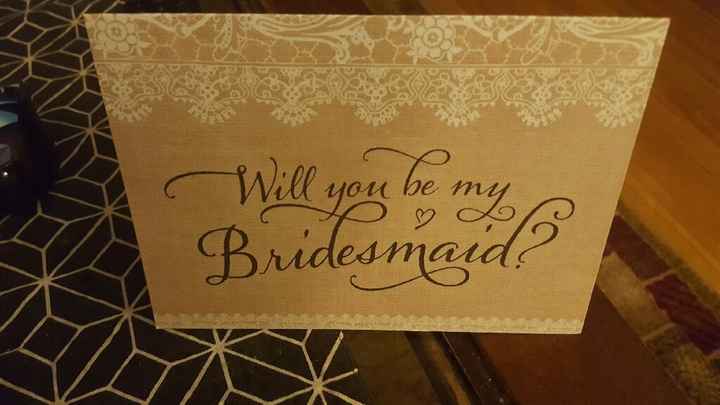 Bridesmaid proposal - 1