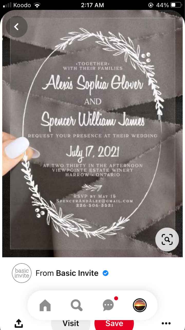Invitations - 1