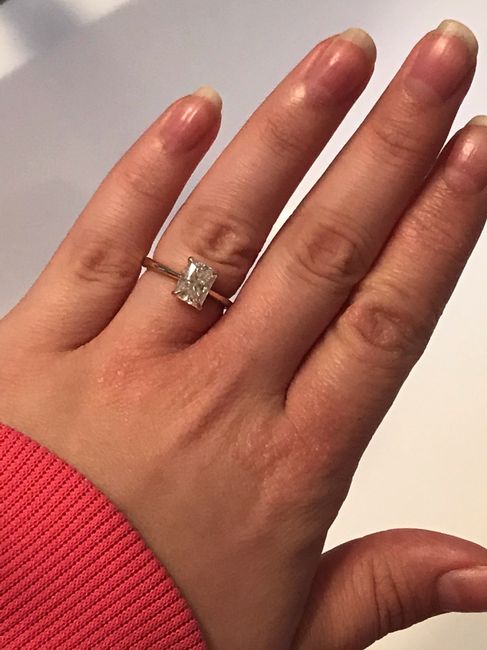 Post your moissanite engagement rings! 7