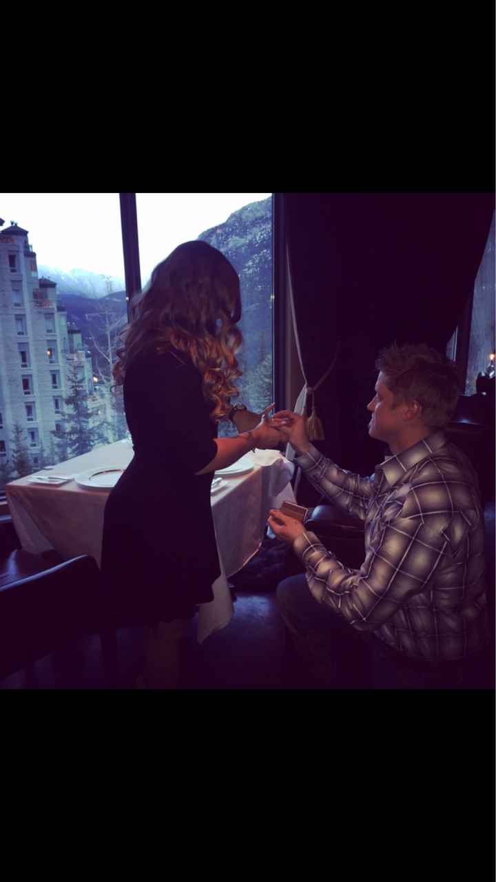 Proposal stories and show us that bling! - 1