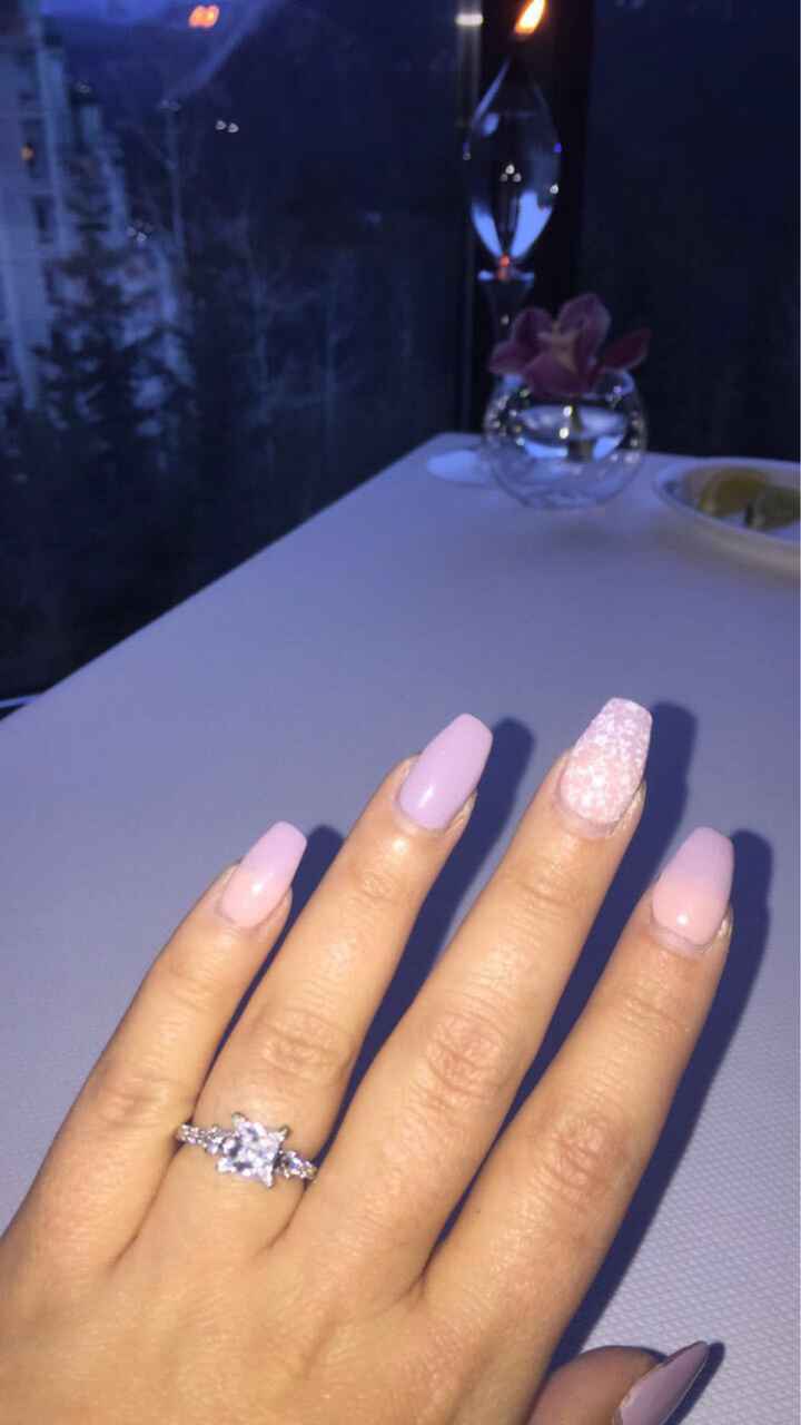 Proposal stories and show us that bling! - 2