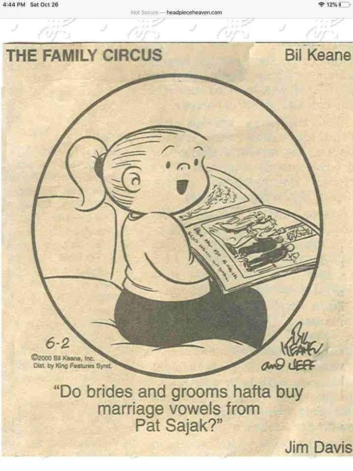 Some of you might be too young to remember this comic strip
