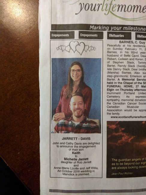 It's official  & announced