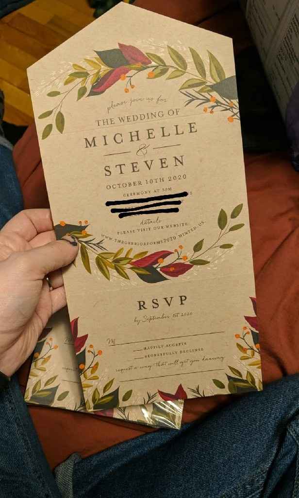 Wedding invite/save the date. - 1