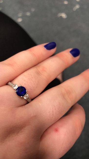 Show off your gemstone engagement rings! 11