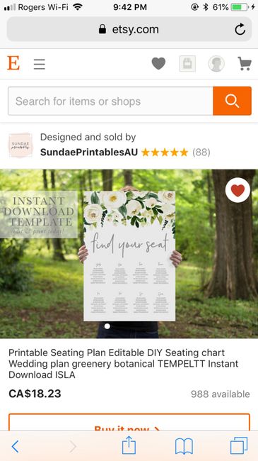 DIY or Buy? - Table Numbers, Seating Charts, & Escort Cards 6
