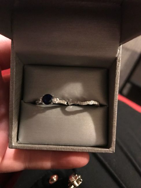 Skipped the engagement ring part? 3