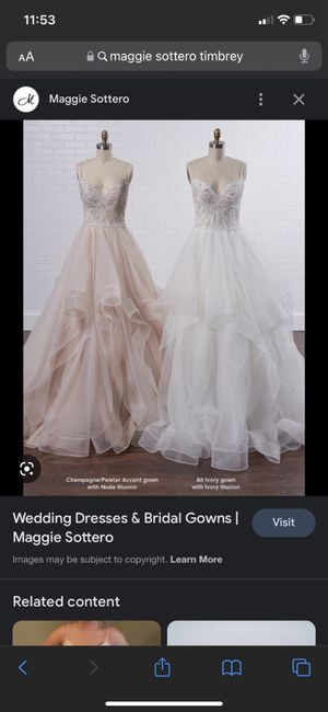 What shade is your wedding dress?! 5