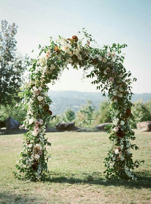 Arch or arbor for the ceremony altar? 1