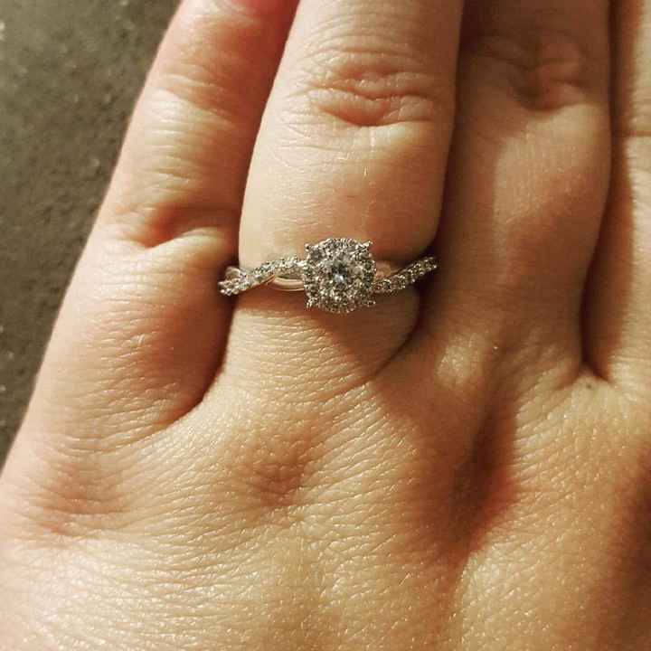 Gold Engagement Ring - 1