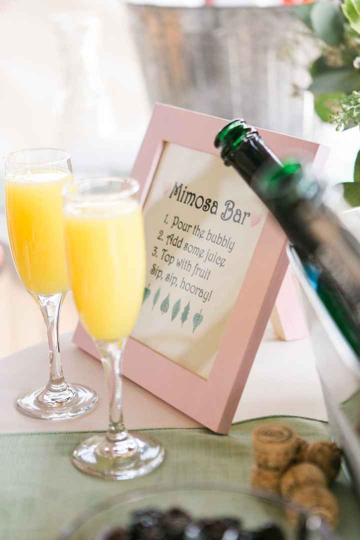 mimosa sign