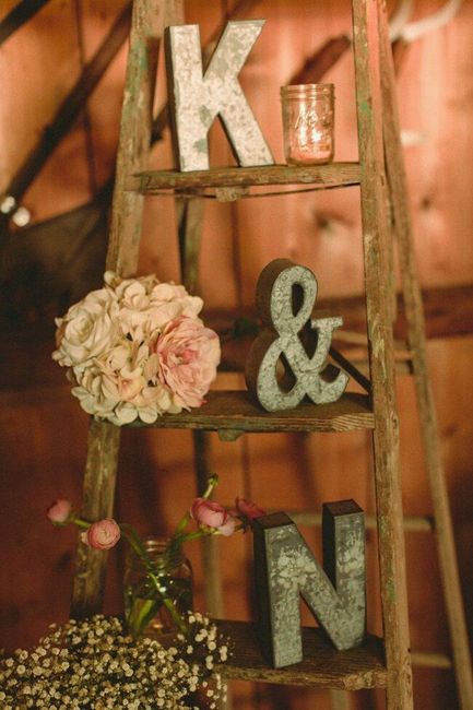 rustic ladder