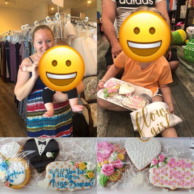 How are you asking for your ring bearer/flower girl ? 7