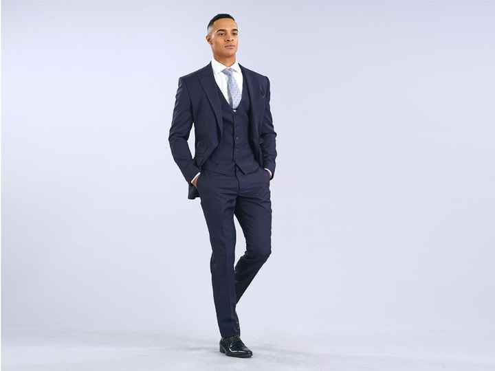 Has anyone's (or their husband) wore a dark purple suit? - 2