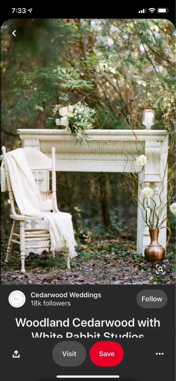 Faux Fireplace Mantel - 1