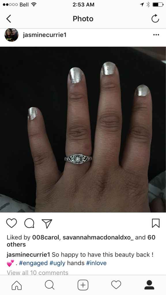 Show off your diamond ring! - 1