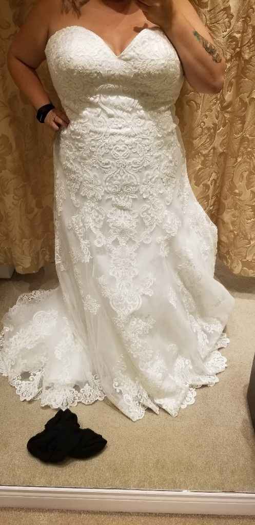 What do you love most about your wedding dress? - 1