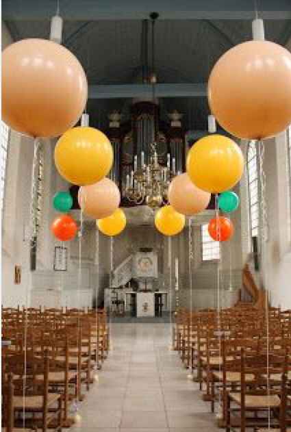 Non-floral aisle/pew markers - 1