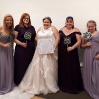Colors that go well with champagne wedding dress!? - 1