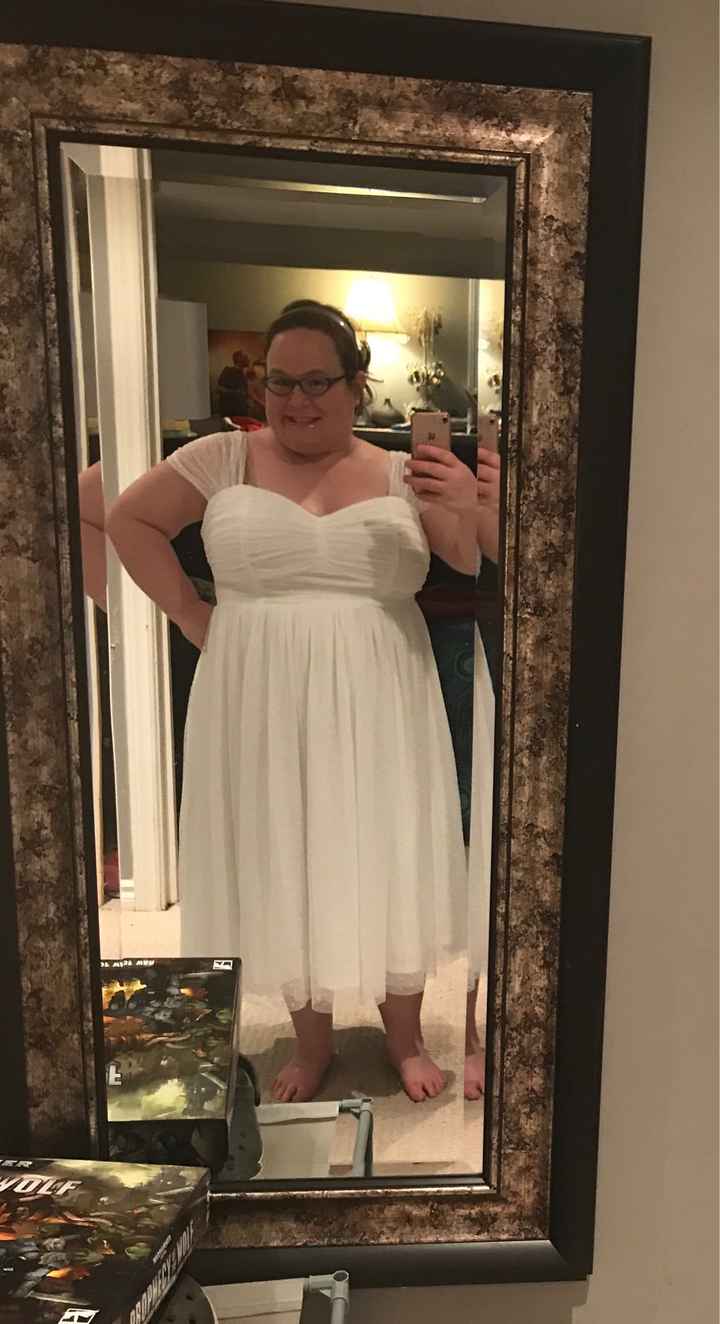 Plus size Elopement Dress - 2