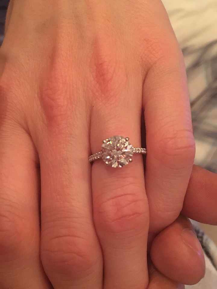 My ring-he proposed December 23, 2016 :)