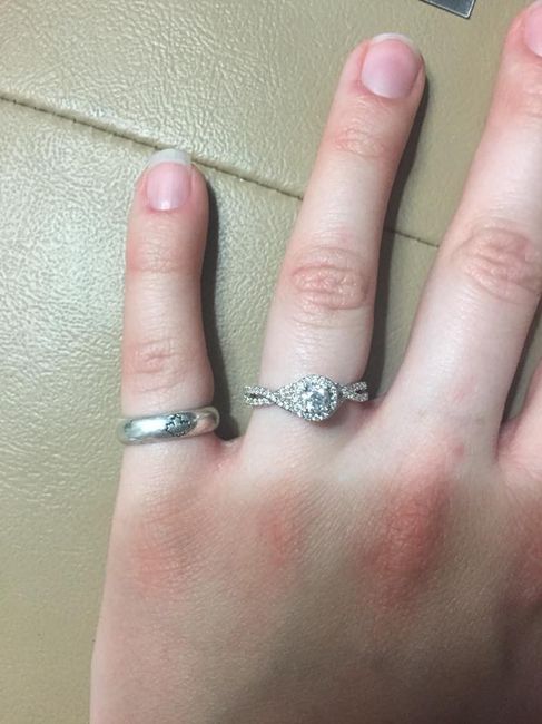 Let’s see those beautiful engagement/wedding rings! 29
