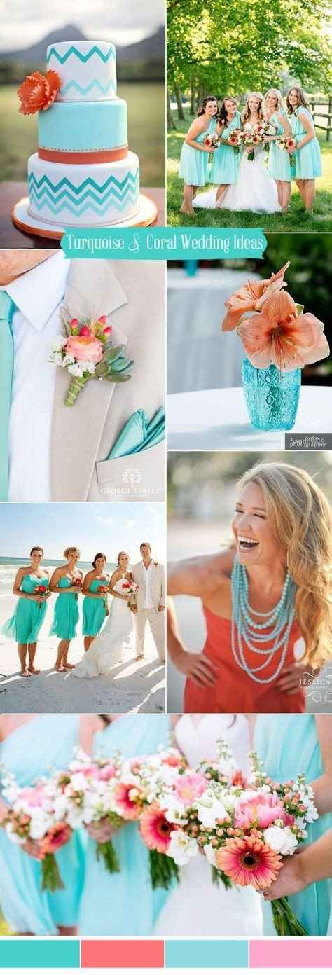 Coral and Teal palette