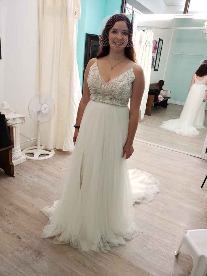 My dress before alterations